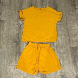 Yellow Two-Piece Set